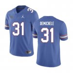 Men's Florida Gators #31 Chase DeMichele NCAA Nike Blue Authentic Stitched College Football Jersey ZME3062FJ